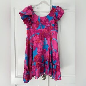 Tuckernuck Pink and Blue Floral Dress